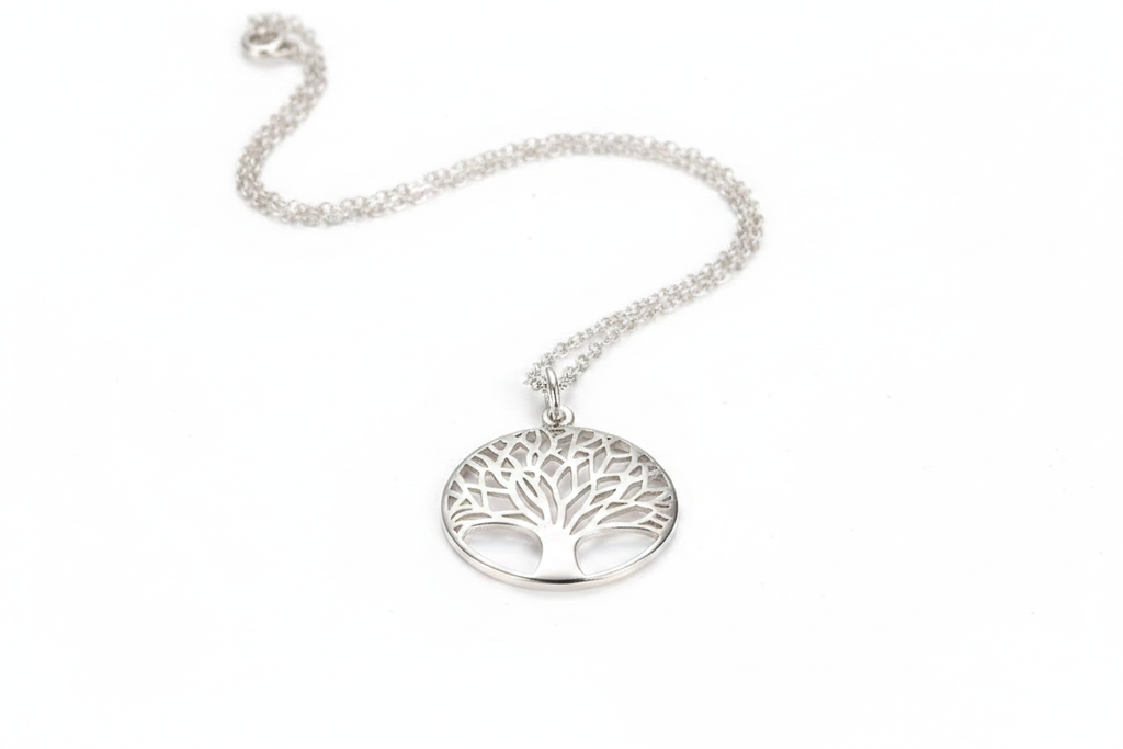 Tree of Life Necklace - White Background 2